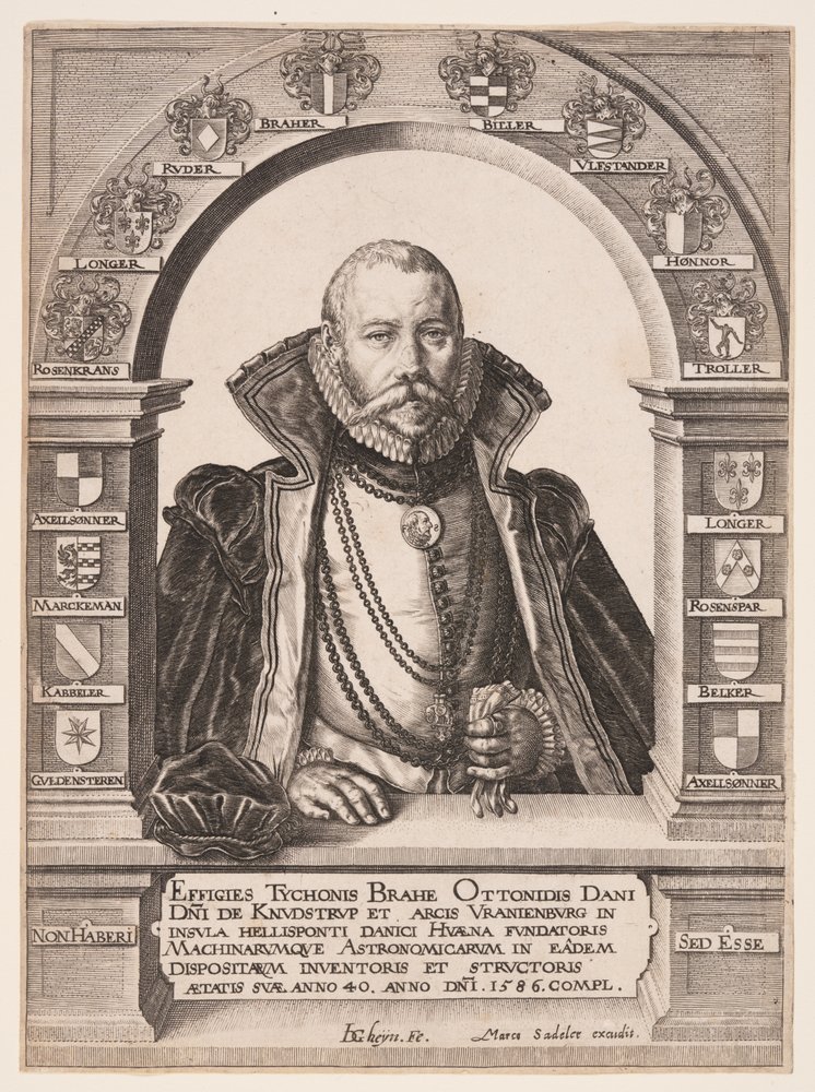 Tycho Brahe, Astrónomo de Jacques de Gheyn II