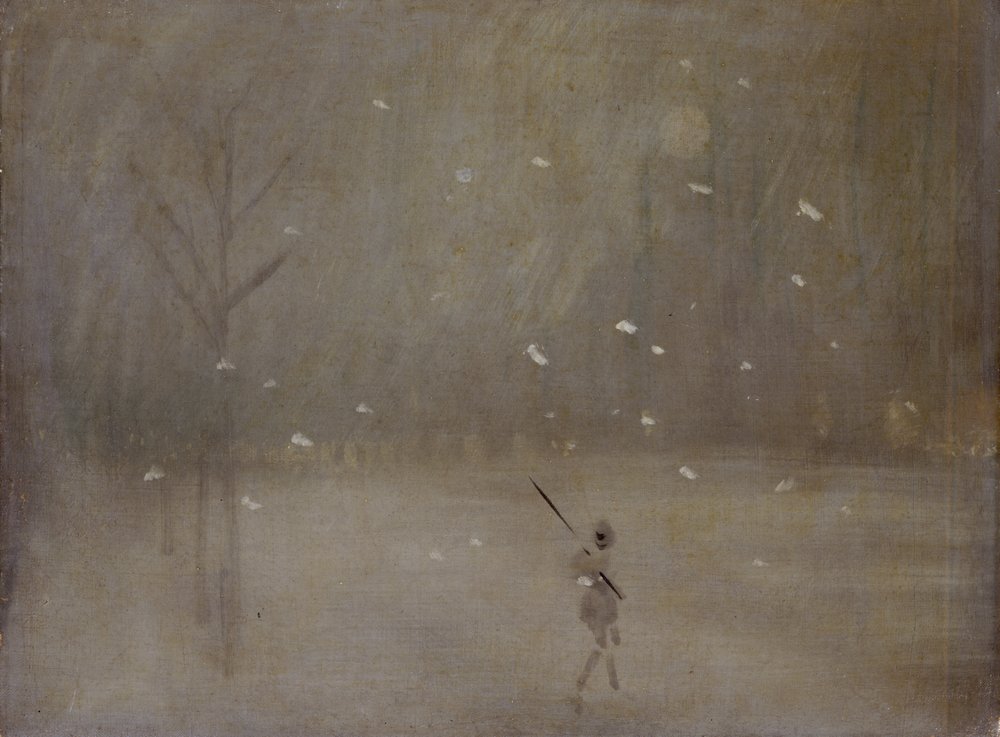 Tempestade de neve (óleo sobre tela) de James Abbott McNeill (after) Whistler