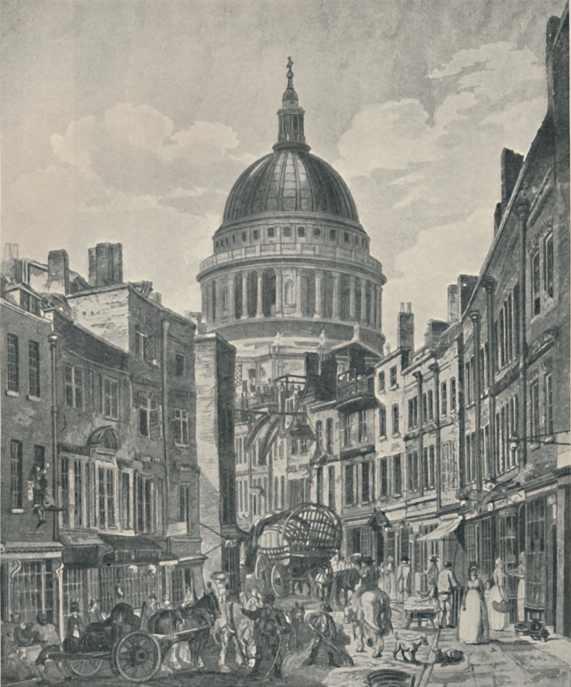 Em St. Martins-Le-Grand, 1800, 1920 de James Baily