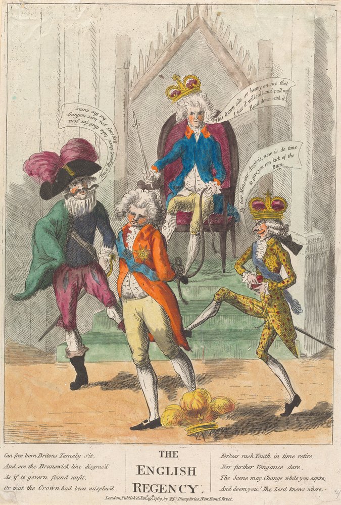 A regência inglesa de James Gillray