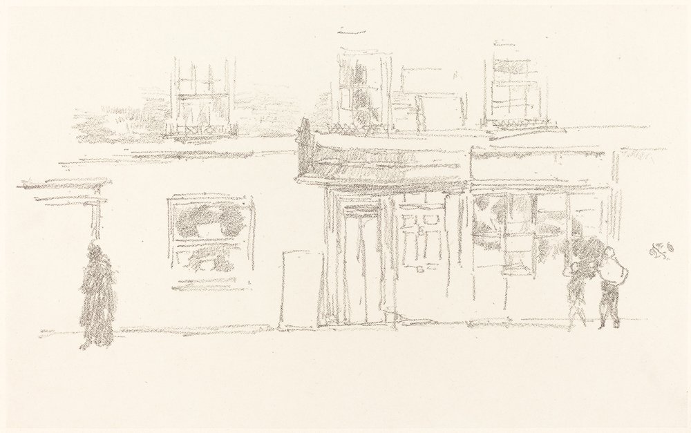 Lojas do Chelsea de James Abbott McNeill Whistler