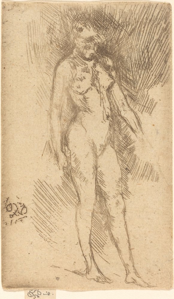Pequena Figura Nua de James Abbott McNeill Whistler