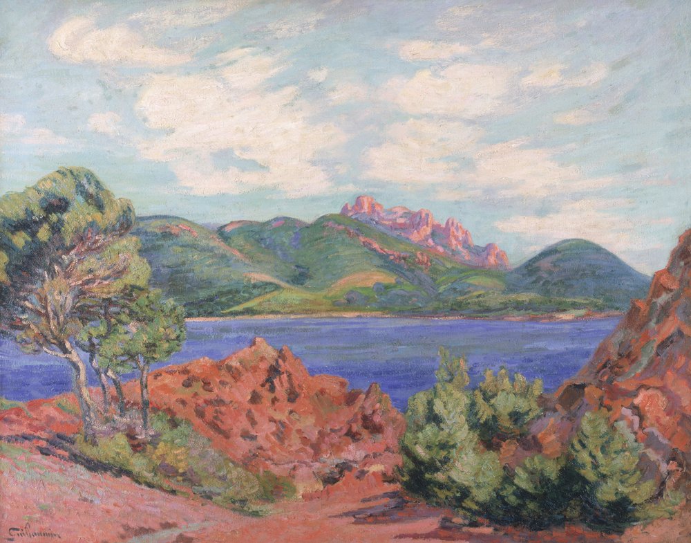 A baía de Agay, c. 1905 de Jean Baptiste Armand Guillaumin