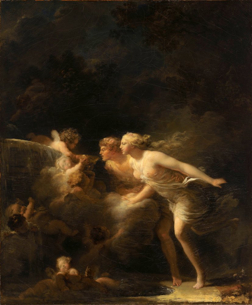 A fonte do amor de Jean-Honore Fragonard