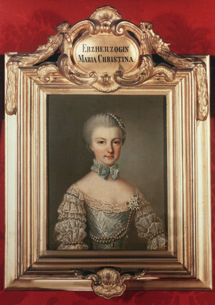 Arquiduquesa Maria Christine &39;Maria&39; (1742-98) filha do Imperador Francisco I (1708-65) e Imperatriz Maria Teresa da Áustria (1717-1780) 1762 de Jean-Étienne Liotard