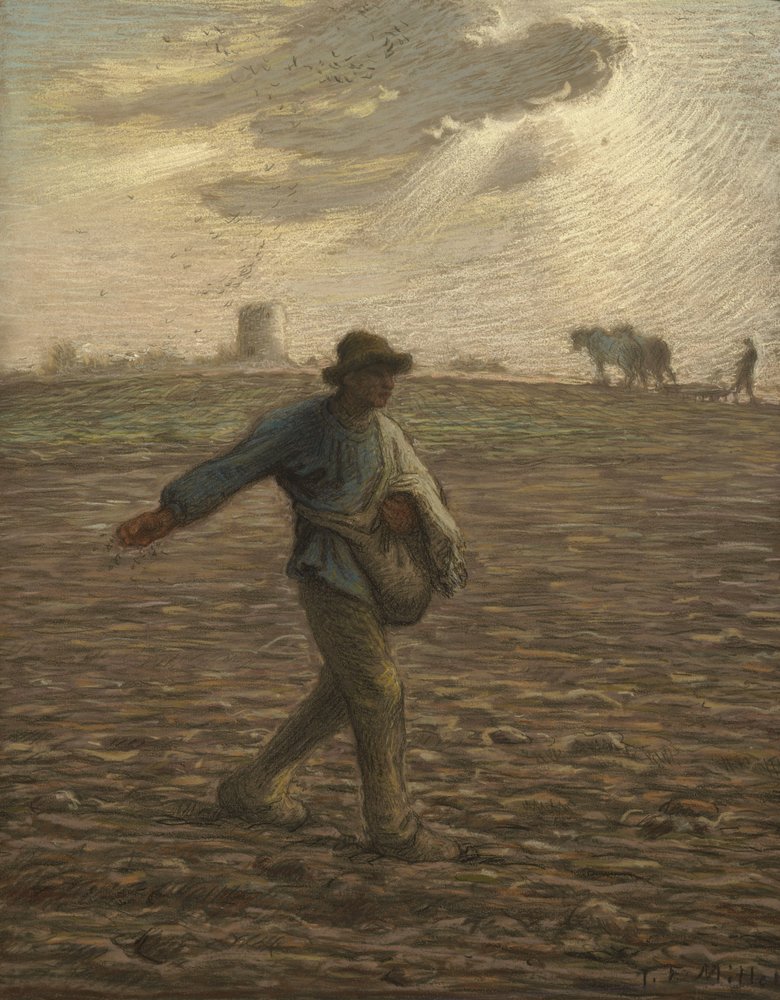 O Semeador, c.1865 de Jean-Francois Millet