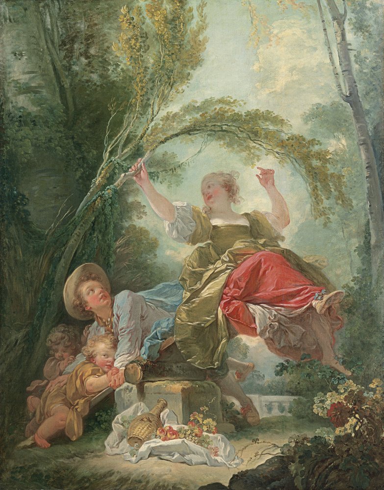 O balancé de Jean-Honore Fragonard