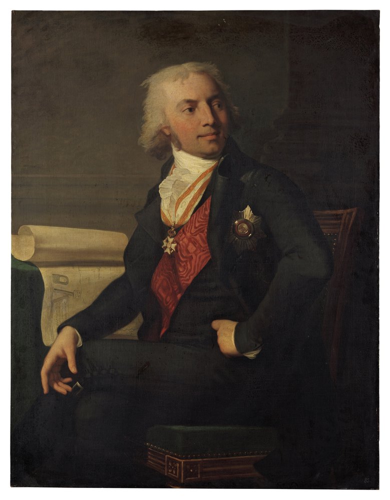 Retrato de Friedrich Karl Ludwig, Duque de Schleswig-Holstein-Sonderburg-Beck 1757-1816, 1798 de Jean Laurent Monnier