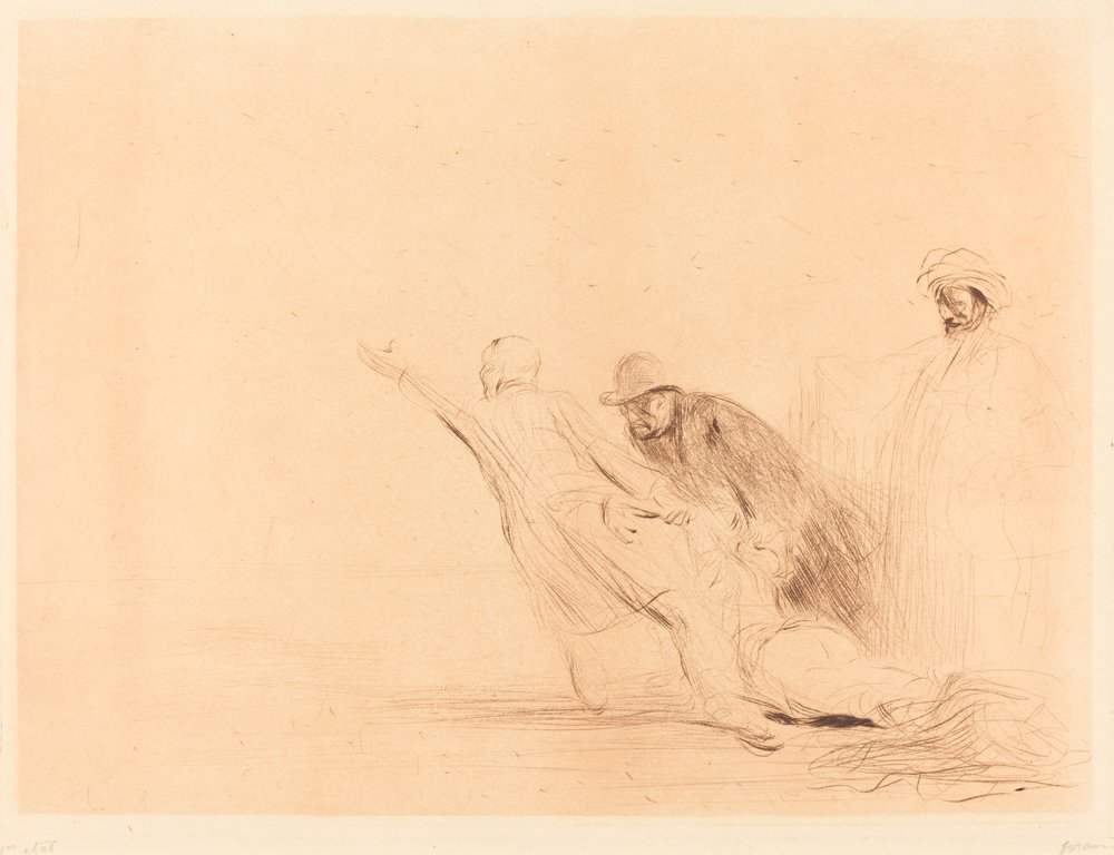 A Adúltera (terceira placa de Jean-Louis Forain