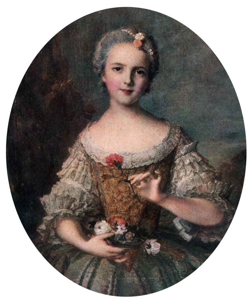 Madame Louise, filha de Luís XV, meados do século XVIII 1912. de Jean-Marc Nattier