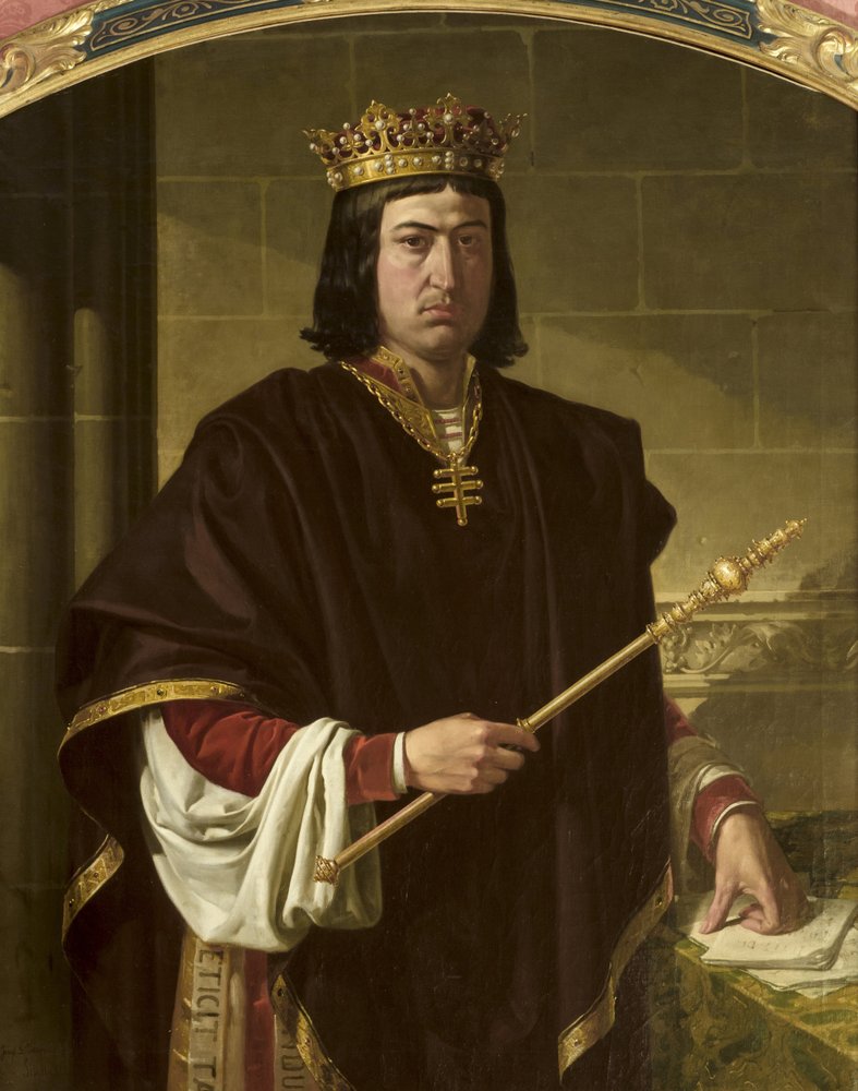 Retrato do rei Fernando II de Aragão (1452-1516) de Joachin Dominguez Becquer