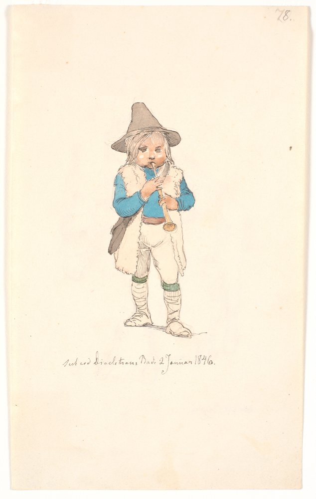 Lille "pifferaro" de Johan Thomas Lundbye