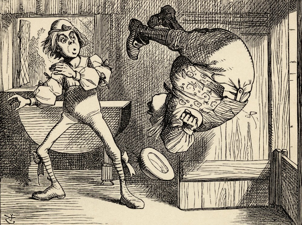 O padre William faz uma cambalhota, de Alice&39;s Adventures in Wonderland, de Lewis Carroll, publicado em 1891. de John Tenniel