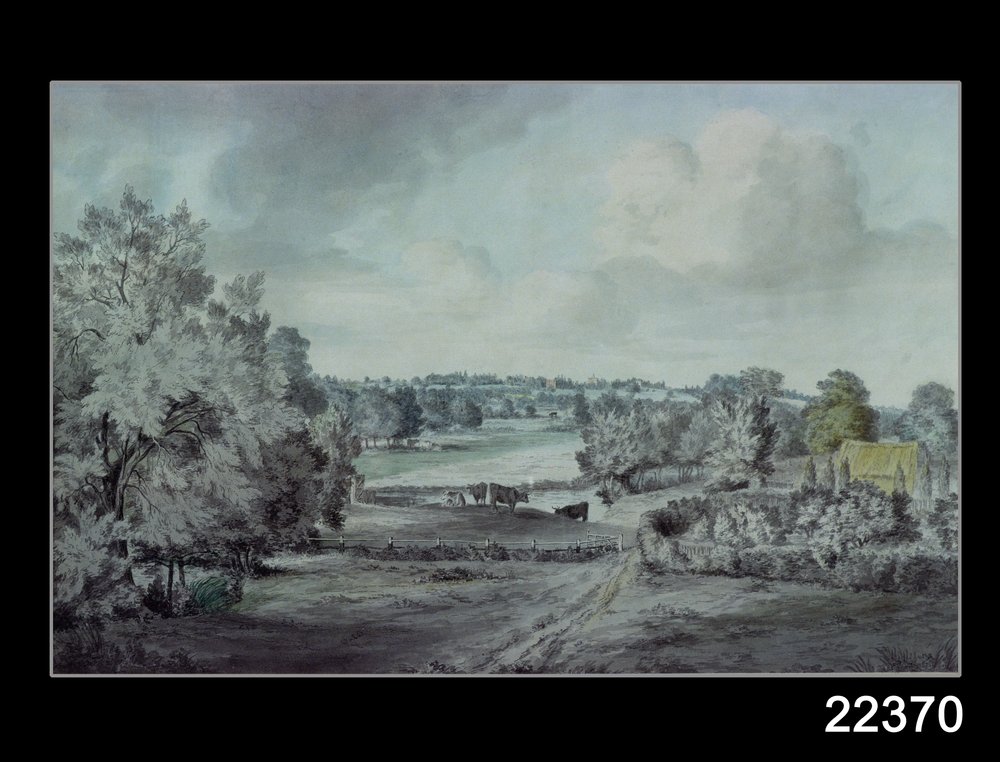 O Vale do Stour, com a igreja de Langham à distância de John Constable