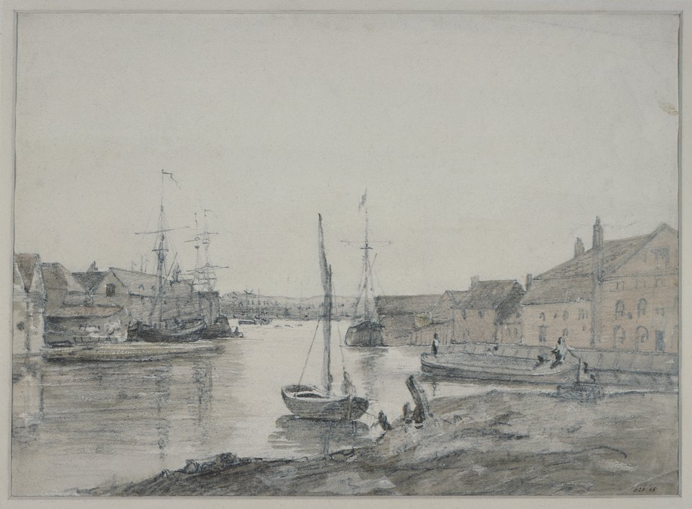 Armazéns e Transporte na Orewell em Ipswich de John Constable