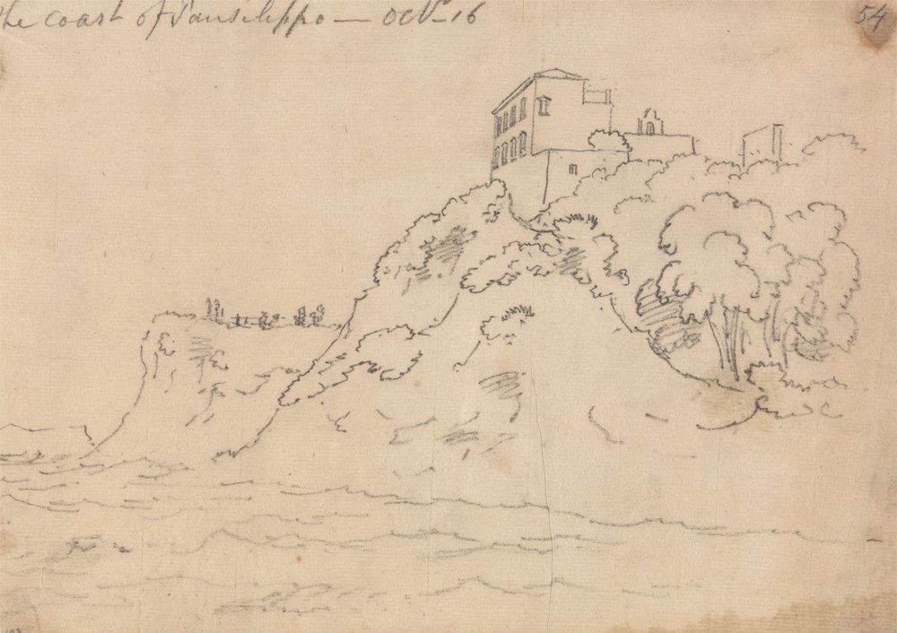 A Costa de Posillipo, 16 de Outubro de John Robert Cozens
