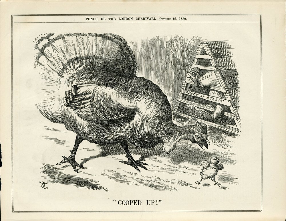 Ilustração de John Tenniel (1820-1914) em Punch de John Tenniel