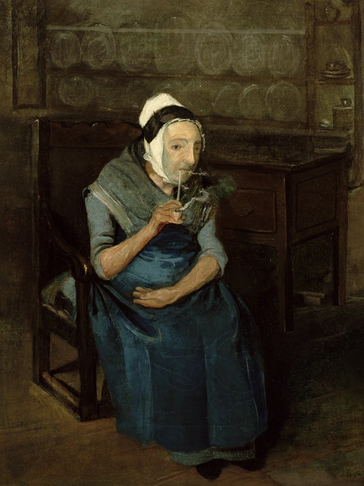 Retrato de um servo de Bramham Park, Yorkshire, c.1822 (óleo sobre tela) de John of Hull Widdas