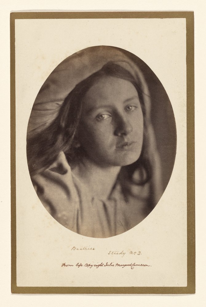 Beatrice, estudo n.º 2 de Julia Margaret Cameron