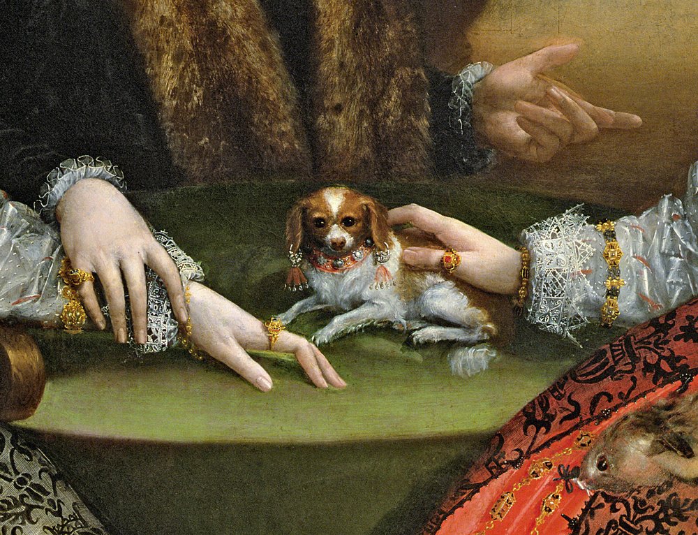 A Família Gozzadini (detalhe de 253911) de Lavinia Fontana