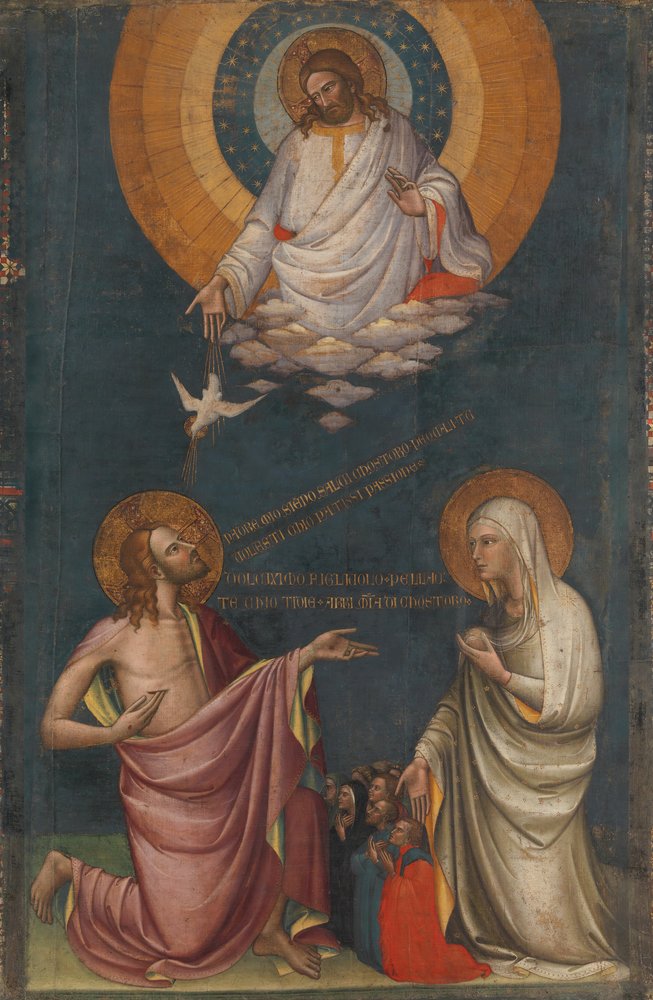 A intercessão de Cristo e da Virgem, antes de 1402 de Lorenzo Monaco