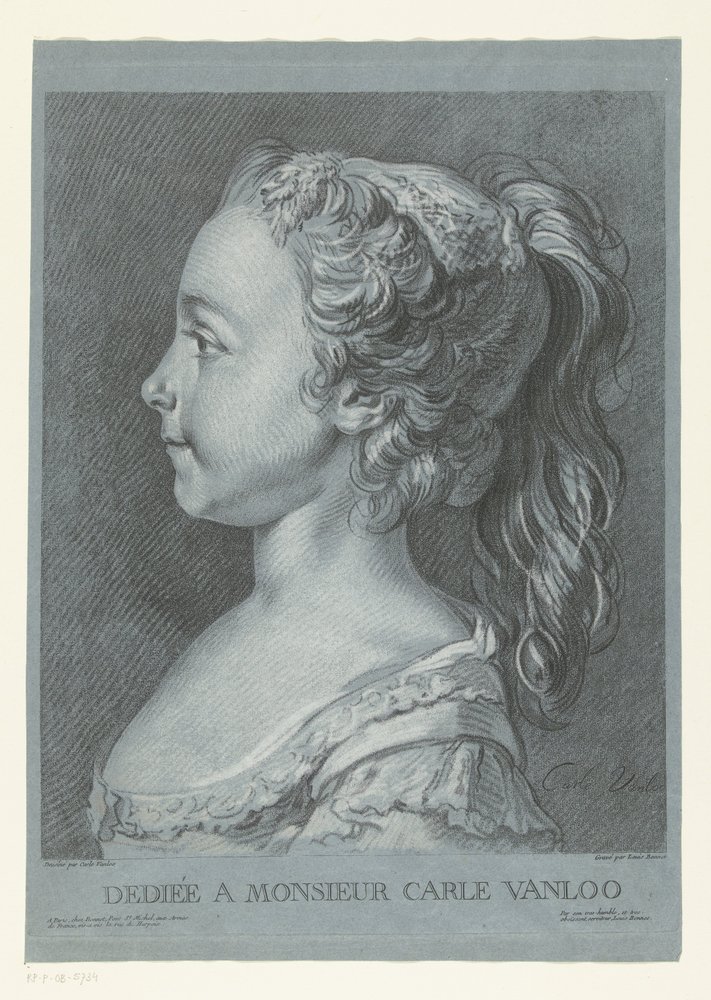Retrato de uma jovem rapariga
Tête de jeune fille de Louis Marin Bonnet