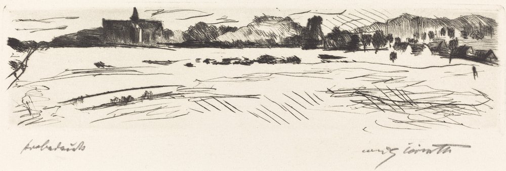 Paisagem com Dunas, 1917. de Lovis Corinth