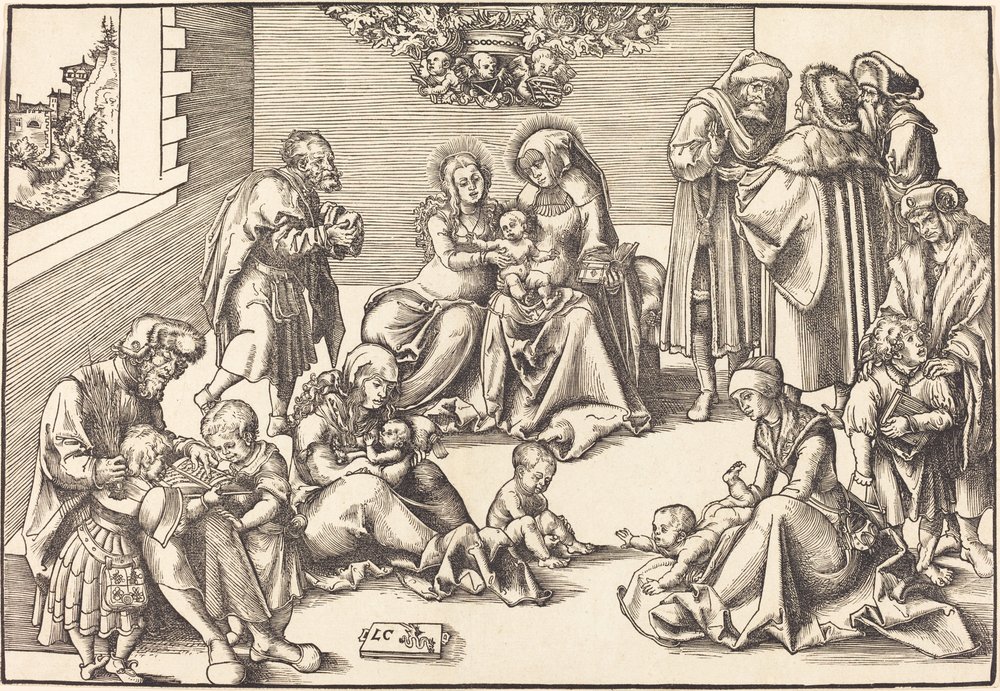 O Santo parentesco de Lucas Cranach the Elder