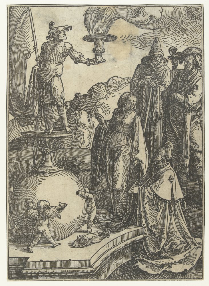 A idolatria de Salomão Pequenas séries Listas de Mulheres (título da série) de Lucas van Leyden