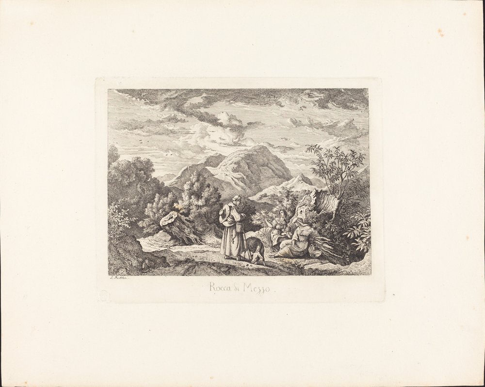Rocca di Mezzo de Ludwig Richter