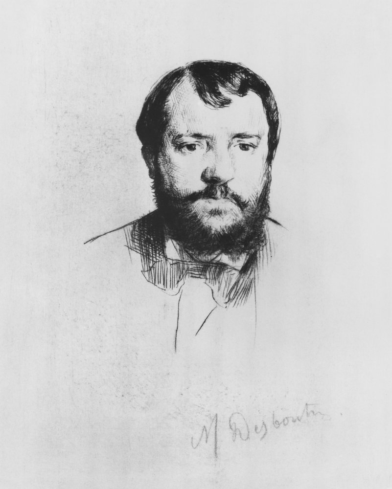 Ernest Hoschede, 1875 (gravura a seco) | Impressão de arte