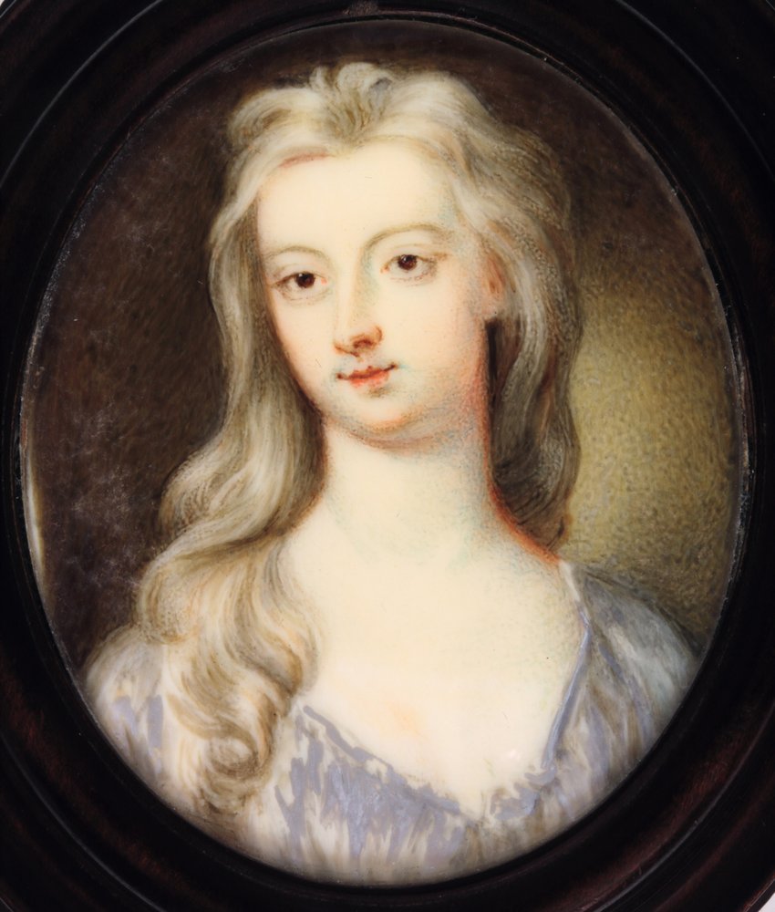 Lady Catherine (Katherine) Hyde, Duquesa de Queensberry (esmalte) de Margaret 1740-c.1815 Smith
