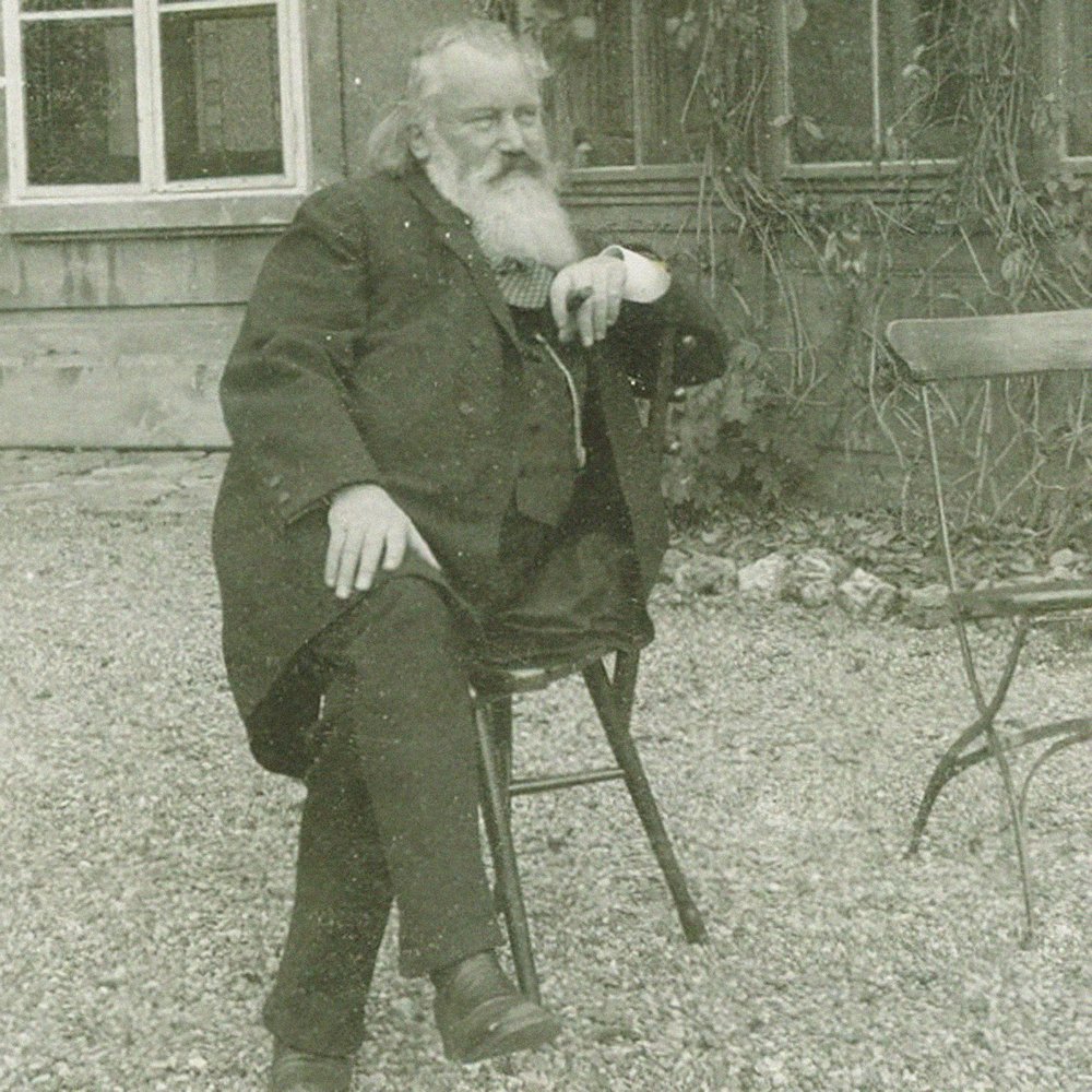 Retrato do compositor Johannes Brahms 1833-1897, 1894