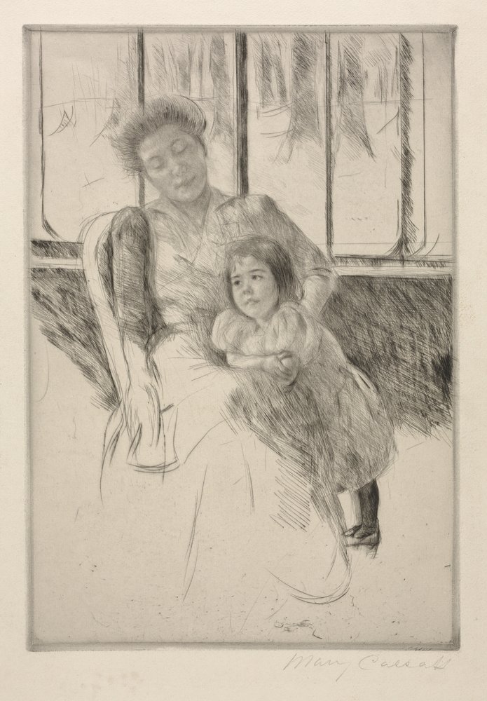 No Conservatório, c. 1901 de Mary Cassatt
