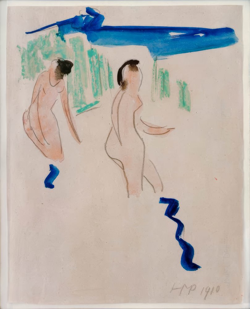 Duas banhistas de Max Pechstein