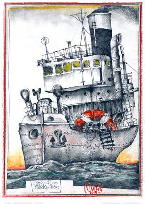 O navio do aventureiro de Ole West