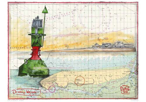 O caminho certo para... (Norderney) de Ole West