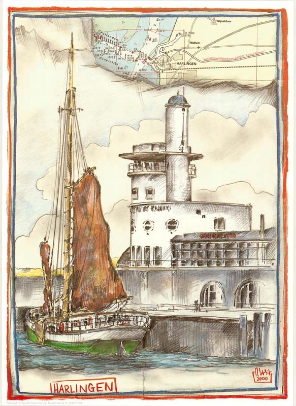 Harlingen, Países Baixos de Ole West