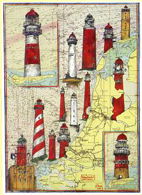 Costa dos faróis, Países Baixos de Ole West