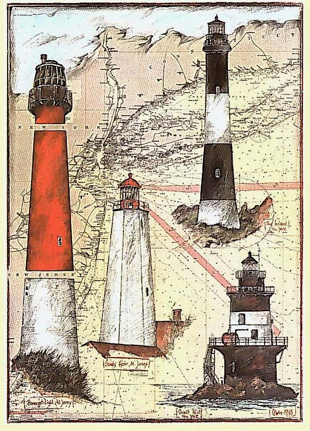 Farol de Nova Jérsia de Ole West