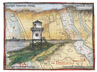Twielenfleth Farol antigo de Ole West
