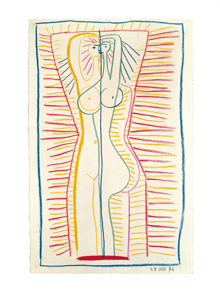 Nu feminino em pé II, 1946 de Pablo Picasso