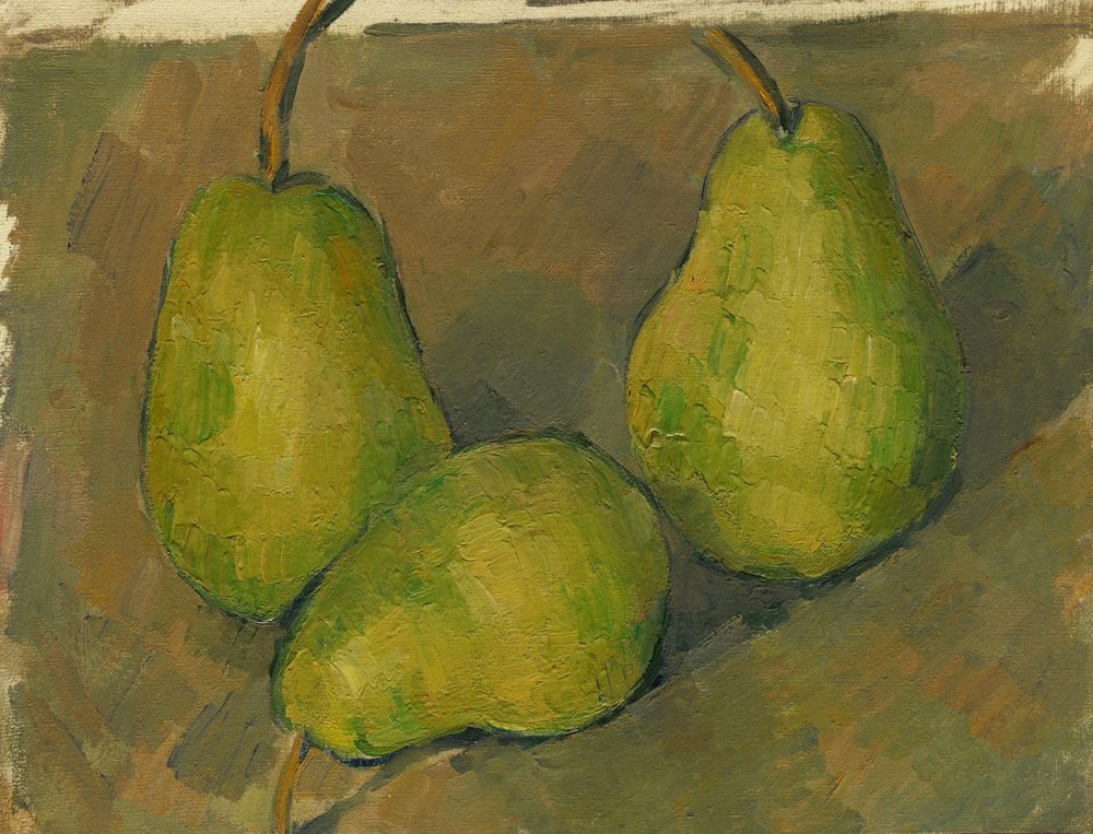 Três peras de Paul Cézanne
