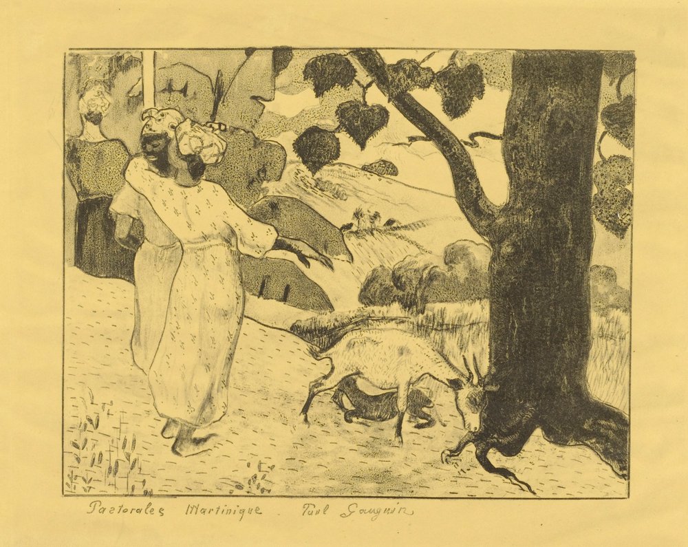 Pastorais da Martinica de Paul Gauguin