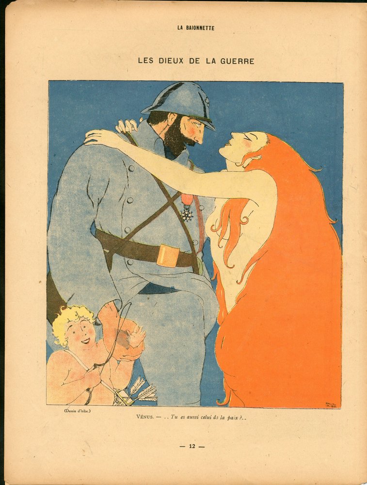 La Baionnette, Satirical em Cores Paul Iribe