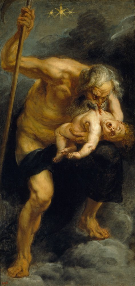 "Saturno (ou Cronos) Devorando Seu Filho" Pintura de Peter Paul (Peter-Paul) Rubens (ou Peter Paul ou Petrus Paulus) (1577-1640) 1636-1637 Madrid. Museo del Prado de Peter Paul Rubens