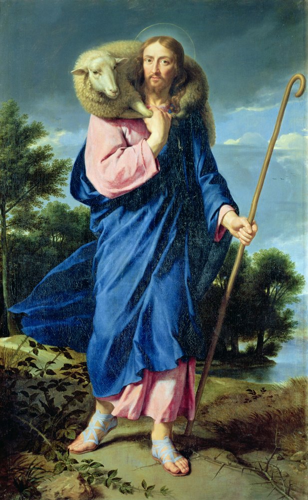 O Bom Pastor, c.1650-60 de Philippe de Champaigne