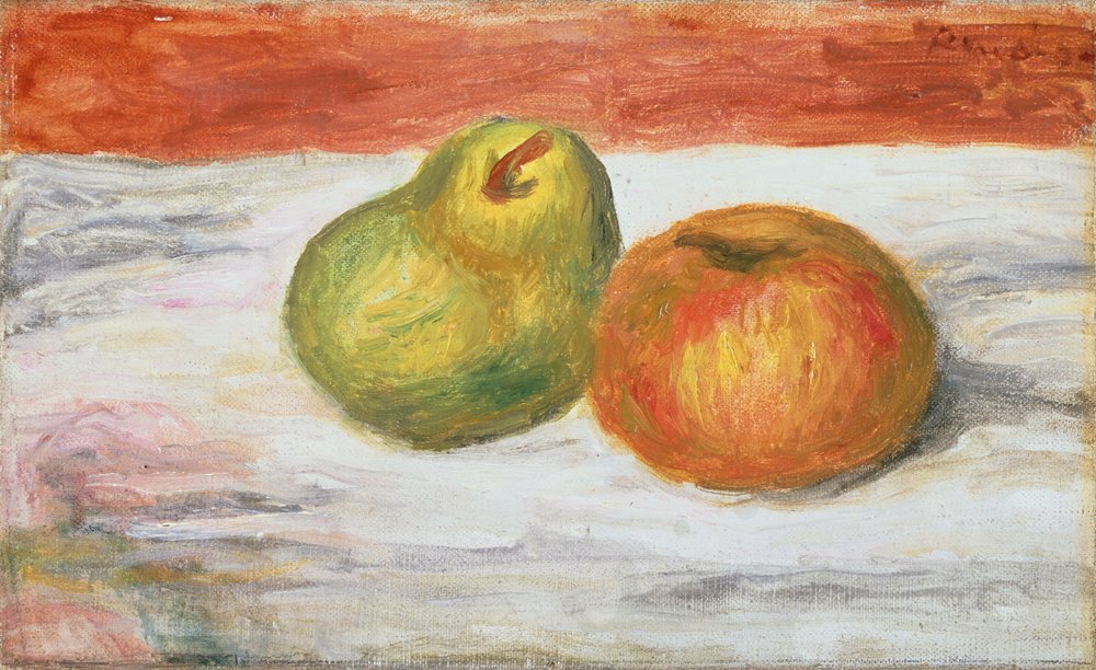 Maçã e pêra, 1909-11 de Pierre-Auguste Renoir