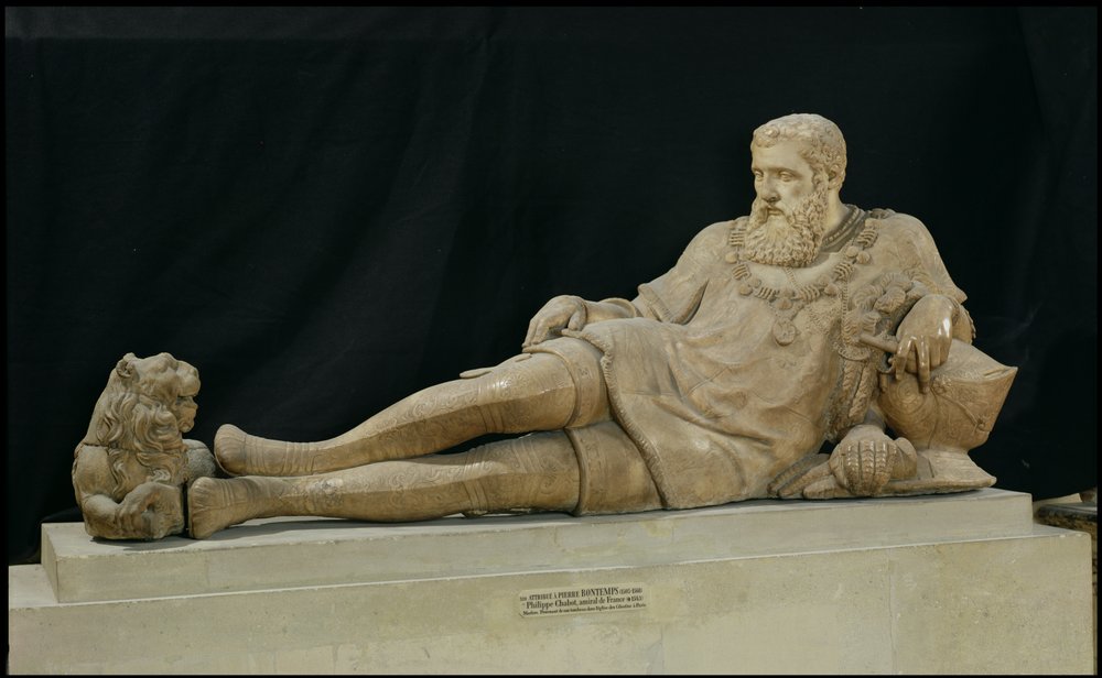Efígie de Philippe de Chabot (1480-1543), almirante de França, c.1570 de Pierre Bontemps