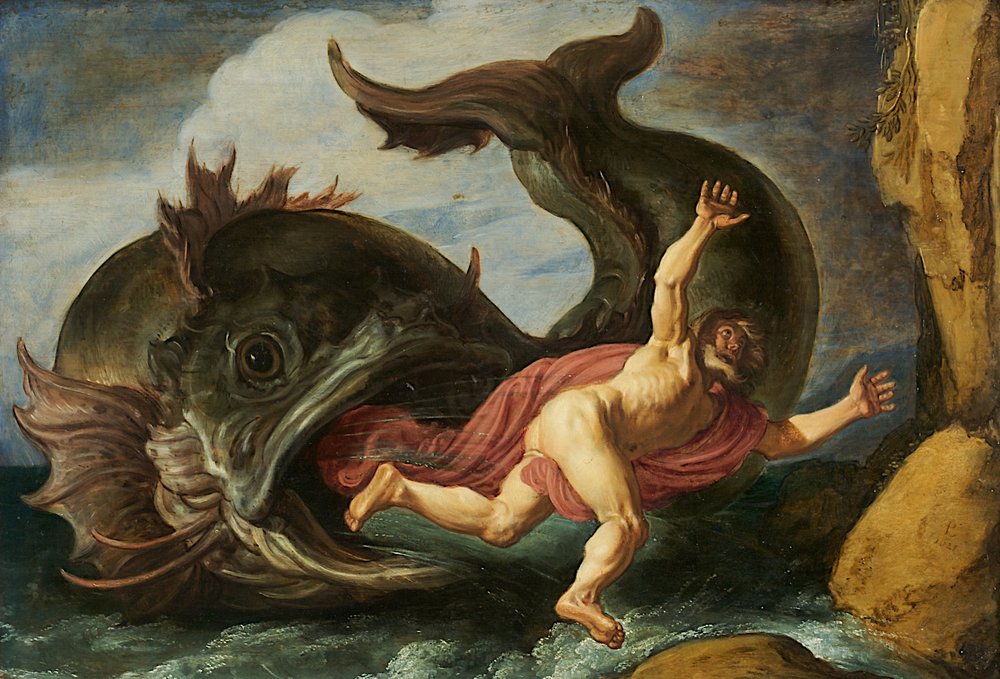 Jonas e a baleia de Pieter Lastman